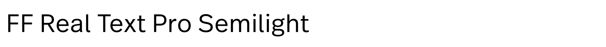 FF Real Text Pro Semilight image